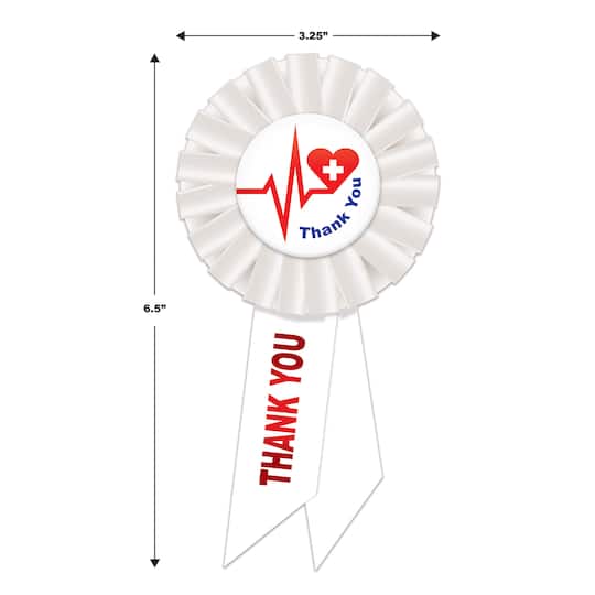 Beistle Thank You Health Care Workers Rosettes, 2ct.